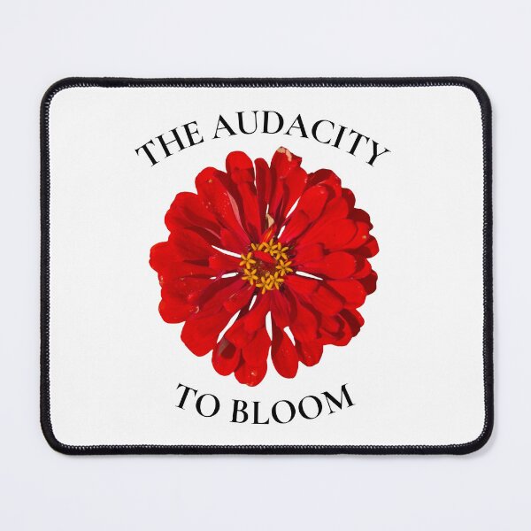 Item preview, The Audacity To Bloom Zinnia Flower designed and sold by Feral Vibes.