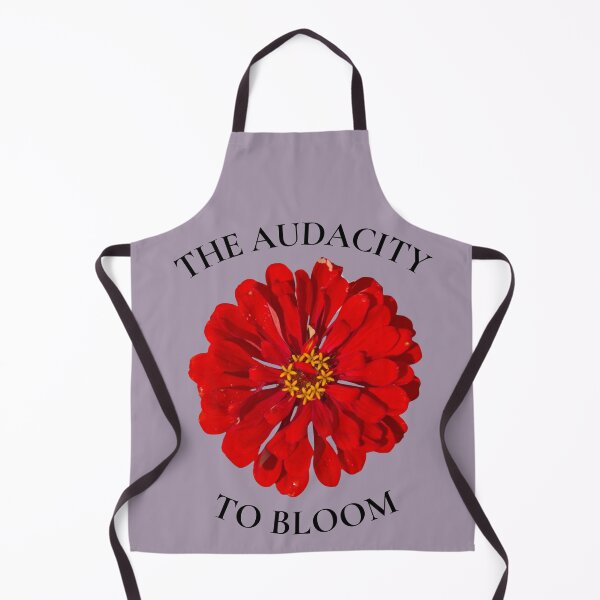 Item preview, The Audacity To Bloom Zinnia Flower designed and sold by Feral Vibes.