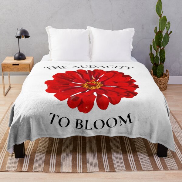 Item preview, The Audacity To Bloom Zinnia Flower designed and sold by Feral Vibes.