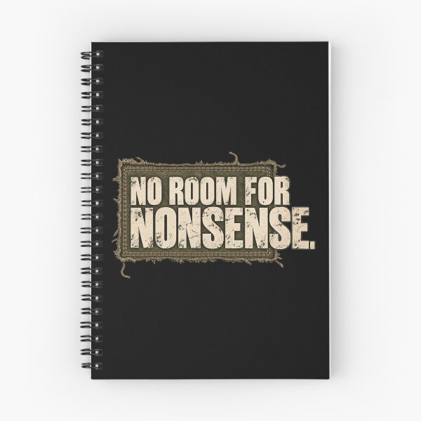 Item preview, No Room for Nonsense – Distressed Olive Grunge Patch Typography designed and sold by Anyshca.