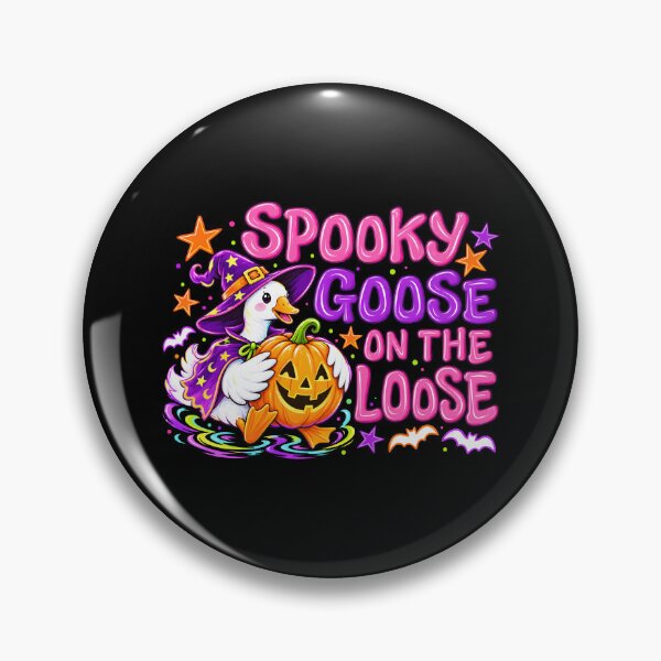 Item preview, Spooky Goose On The Lose designed and sold by milomatchart.