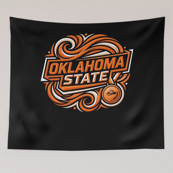 Item preview, Oklahoma State Tee with USA Design for Men and Women Apparel designed and sold by KatieThomShop.