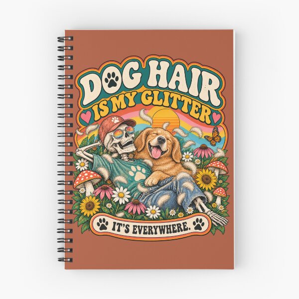 Item preview, Dog Hair Is My Glitter – Funny Golden Retriever Dog Lover Retro Design designed and sold by DogsHearted.
