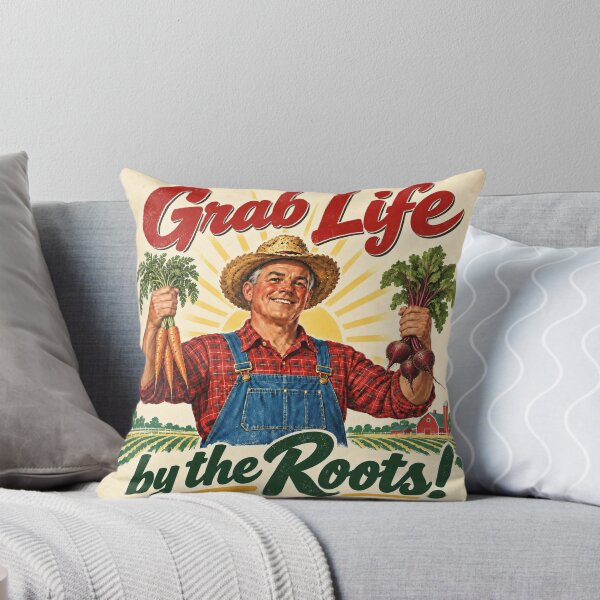 Item preview, Grab Life by the Roots Vintage Gardener designed and sold by American Fieldmark Studio.