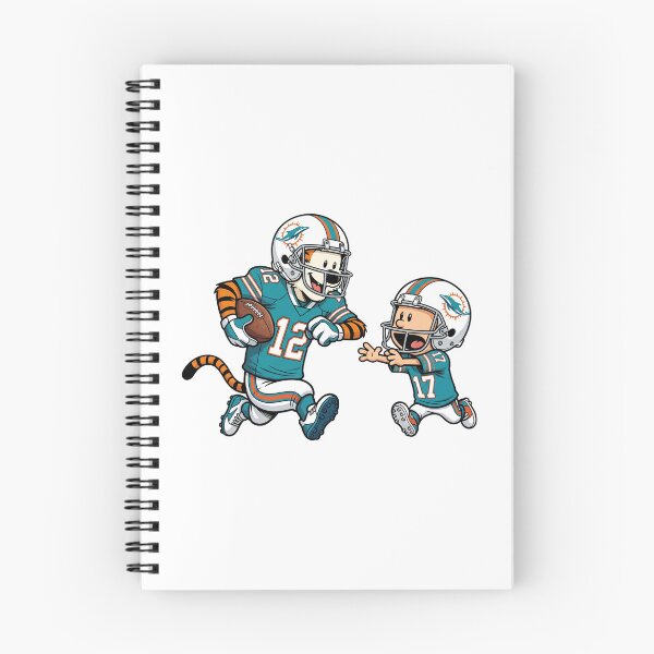 Item preview, Calvin And Hobbes Playing Football Fan Miami Dolphins Team designed and sold by DamianRoy88.
