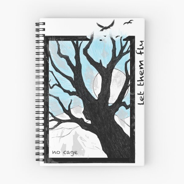 Item preview, Freedom Has No Frame – Dark Side Tree and Flying Birds designed and sold by FromtheEast.