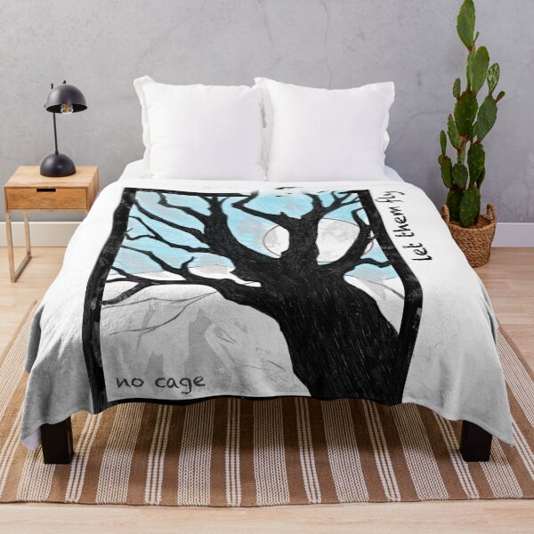 Item preview, Freedom Has No Frame – Dark Side Tree and Flying Birds designed and sold by FromtheEast.