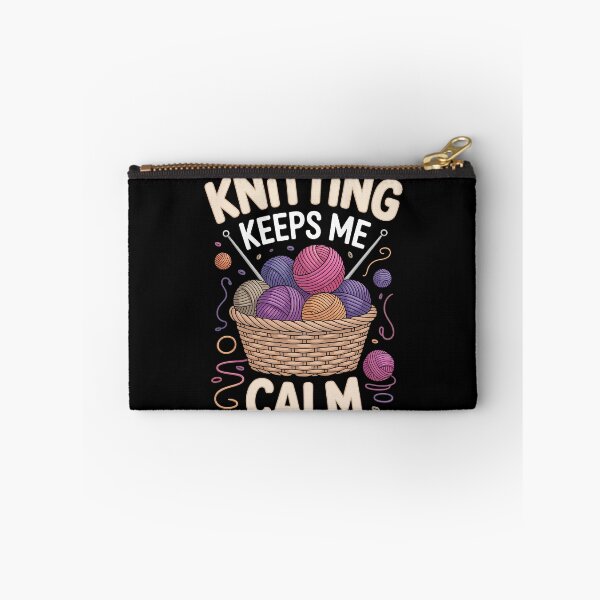 Item preview, Knitting Keeps Me Calm   designed and sold by jkrphoto.