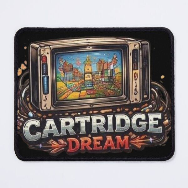 Item preview, Cartridge Dream Retro TV Gaming Console Vintage Art designed and sold by FABIOLA1970.