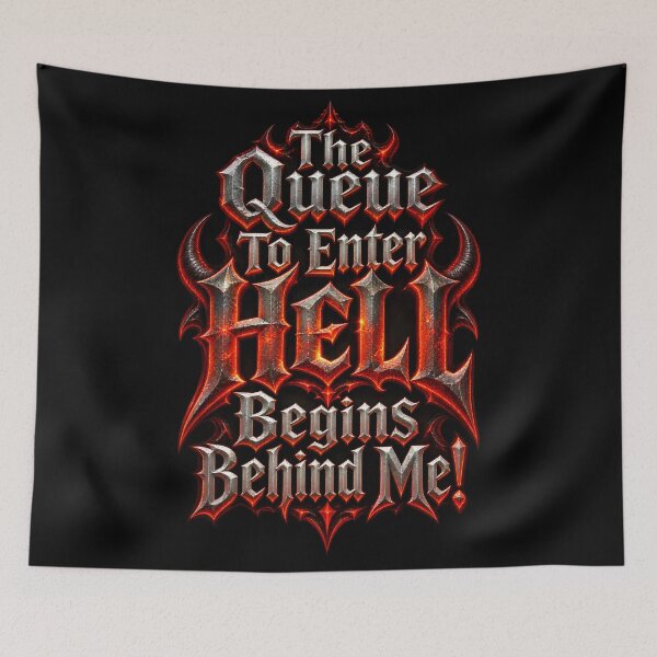 Item preview, The Queue To Enter Hell . . .  designed and sold by MarkColeImaging.