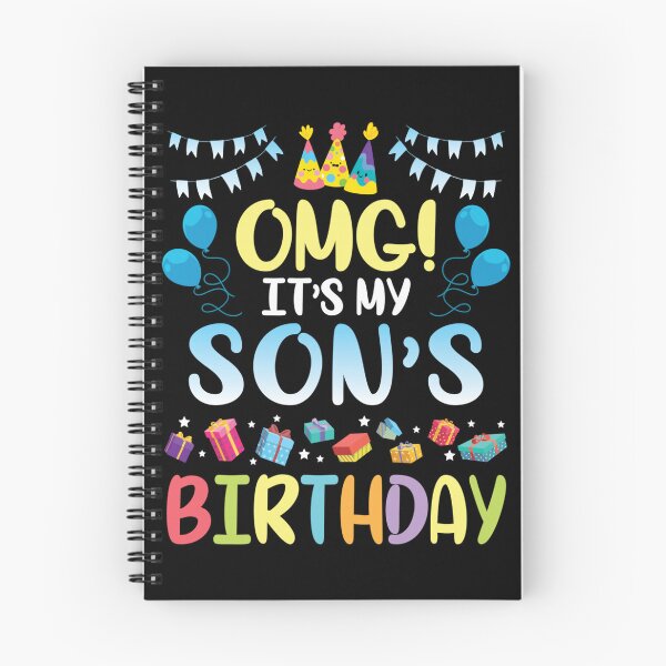 Item preview, OMG, It's the Birthday of My Son, Happy for me, dad, Mum designed and sold by KatieThomShop.