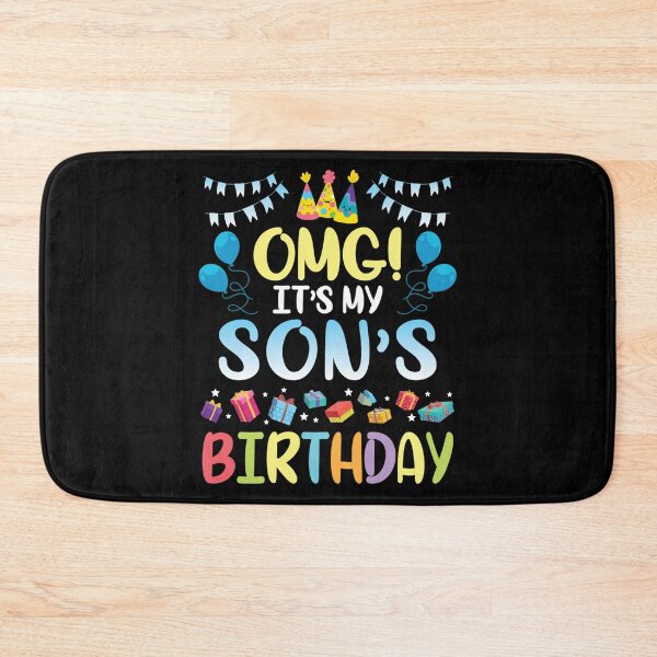 Item preview, OMG, It's the Birthday of My Son, Happy for me, dad, Mum designed and sold by KatieThomShop.
