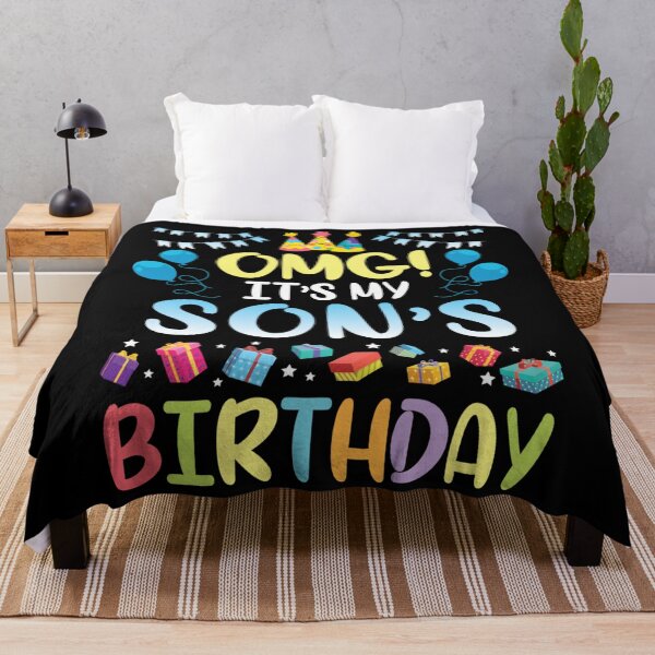 Item preview, OMG, It's the Birthday of My Son, Happy for me, dad, Mum designed and sold by KatieThomShop.