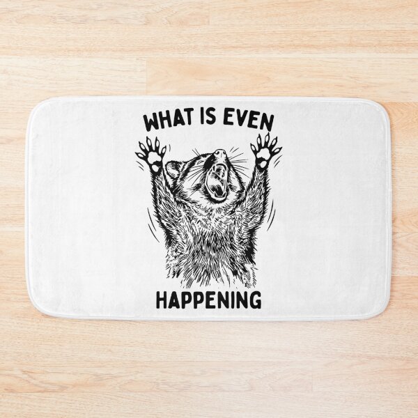 Item preview, What Is Even Happening Funny Raccoon designed and sold by LounisArt.