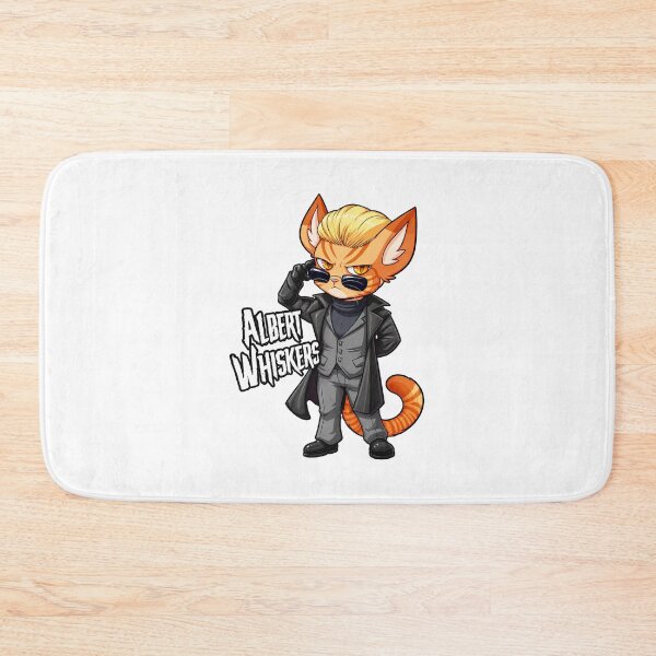 Item preview, Albert Whiskers Cat Illustration Cute Feline Art Design designed and sold by jarosa.