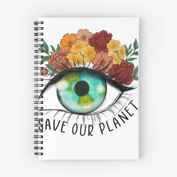 Item preview, Save Our Planet Shirt Earth Day Graphic Floral Eye Mother designed and sold by Bindamasc.
