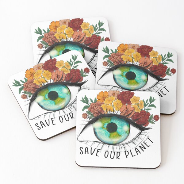 Item preview, Save Our Planet Shirt Earth Day Graphic Floral Eye Mother designed and sold by Bindamasc.