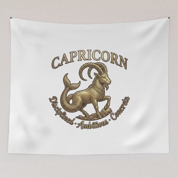 Item preview, Capricorn – Celestial Gold Collection designed and sold by The best online style shop.