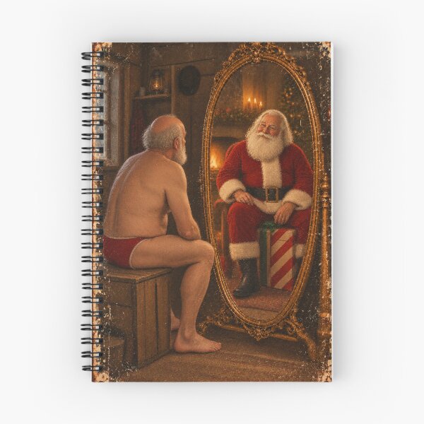 Item preview, Reflections: Santa in his pants designed and sold by halibutgoatramb.