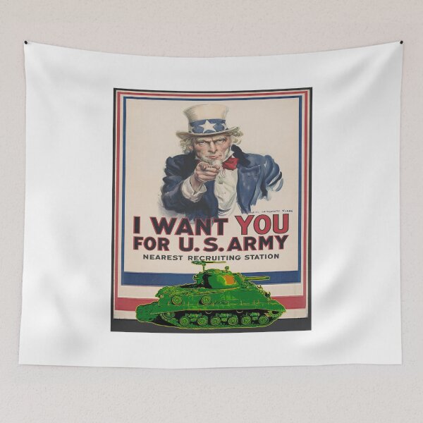 Item preview, I want you Sherman Tank designed and sold by Mark Malinowski.
