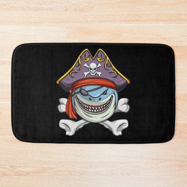 Item preview, Pirate Shark Funny Cross Bones Halloween Costume Comfort Colors designed and sold by KatieThomShop.