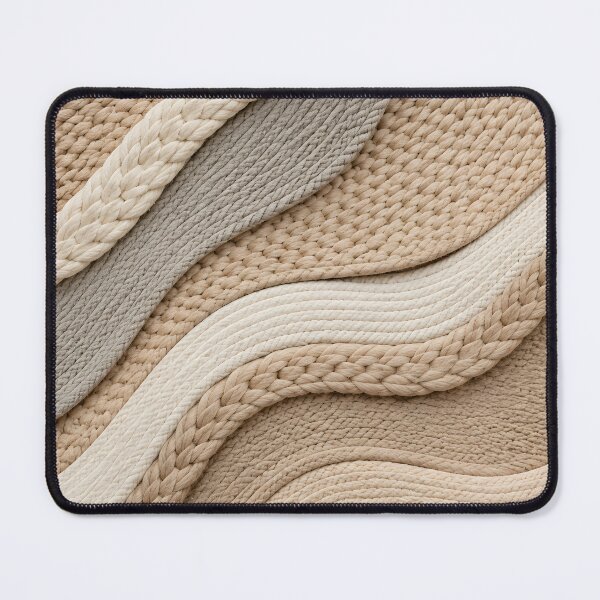 Item preview, Layered Braided Rope Texture - Abstract Woven Pattern in Neutral Tones designed and sold by Agnisherl.