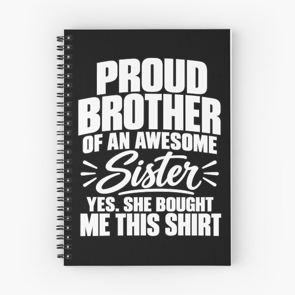 Item preview, Proud Brother of an Awesome Sister Men's T-Shirt – Funny Brother Gift, Sibling Graphic designed and sold by Trendably.