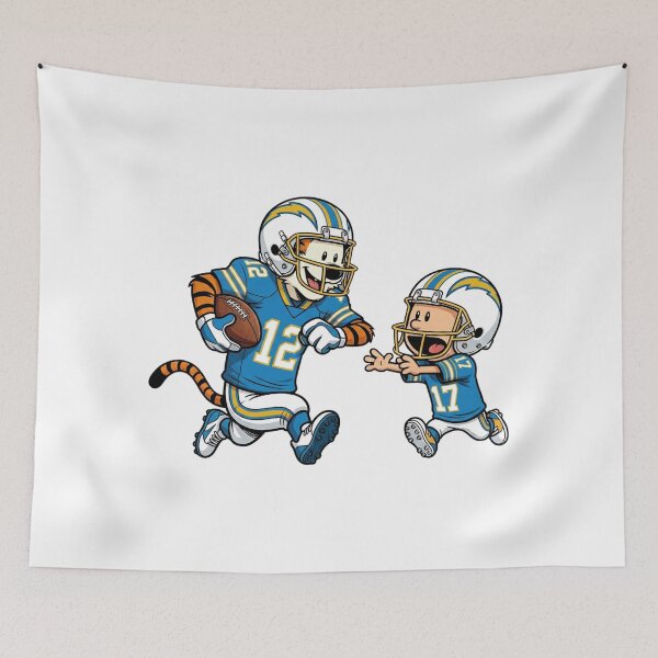 Item preview, Calvin And Hobbes Playing Football Fan Los Angeles Team designed and sold by DamianRoy88.