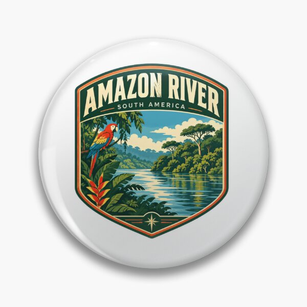 Item preview, Amazon River South America Jungle Explorer Wildlife Travel designed and sold by Simsimah26Parks.