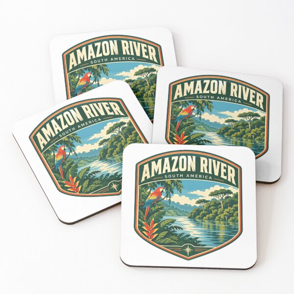 Item preview, Amazon River South America Jungle Explorer Wildlife Travel designed and sold by Simsimah26Parks.