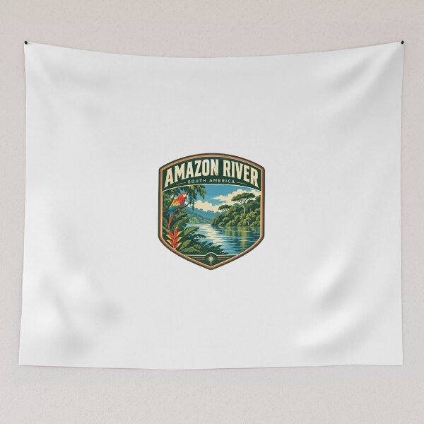 Item preview, Amazon River South America Jungle Explorer Wildlife Travel designed and sold by Simsimah26Parks.
