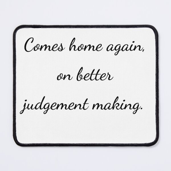 Item preview, “Comes home again, on better judgement making.” - handwriting black designed and sold by ariksworld.