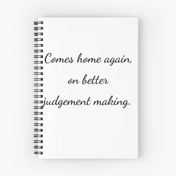 Item preview, “Comes home again, on better judgement making.” - handwriting black designed and sold by ariksworld.