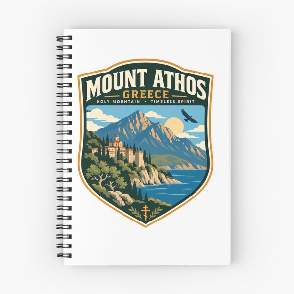 Item preview, Mount Athos Greece Holy Mountain Timeless Spirit Orthodox Christian Pilgrim Souvenir designed and sold by Simsimah26Parks.