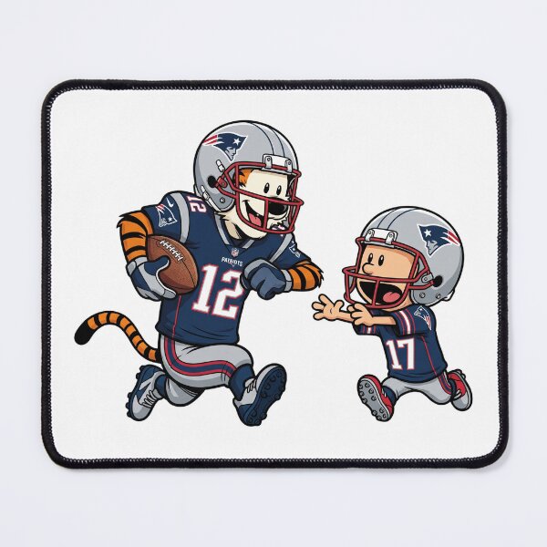 Item preview, Calvin And Hobbes Playing Football Fan New England Team designed and sold by DamianRoy88.