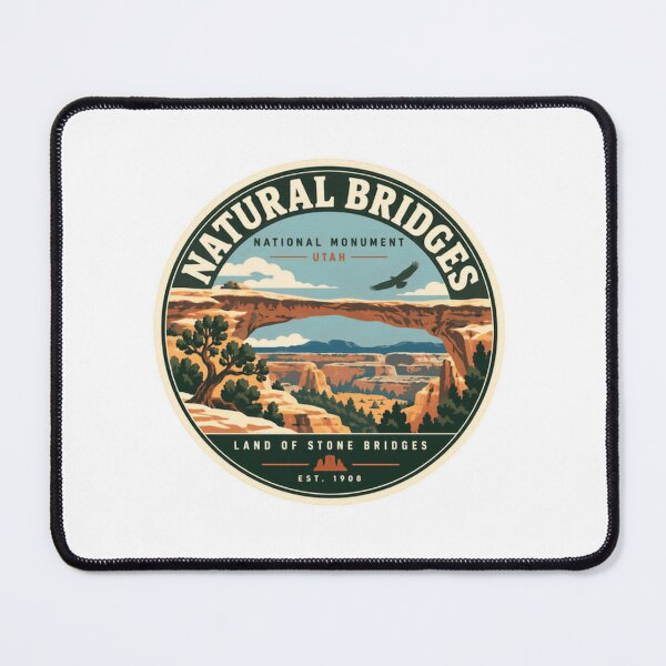 Item preview, Natural Bridges National Monument Utah Land Of Stone Bridges Traveler Hiker designed and sold by Simsimah26Parks.