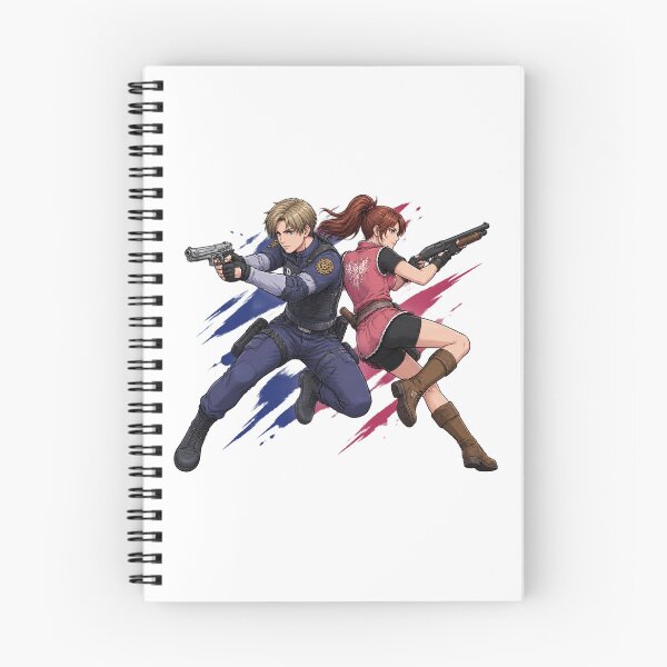 Item preview, Claire Redfield and Leon Kennedy Inspired Anime Style Design designed and sold by Succpreme.