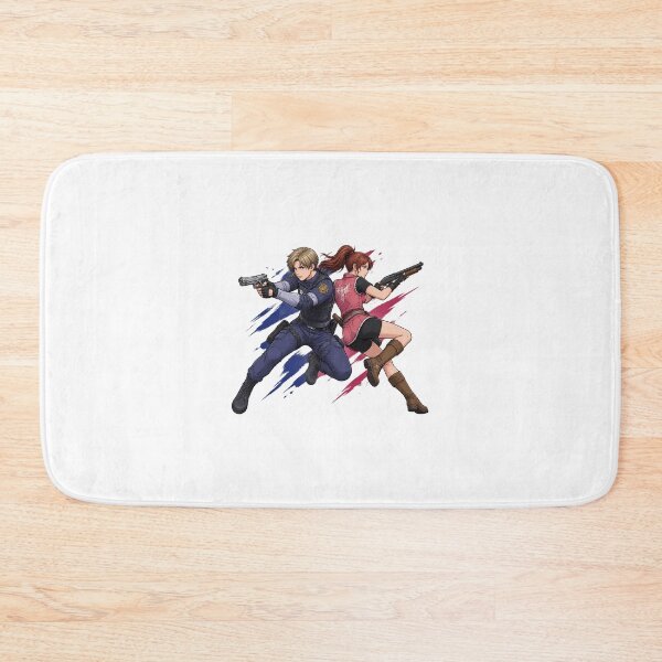 Item preview, Claire Redfield and Leon Kennedy Inspired Anime Style Design designed and sold by Succpreme.