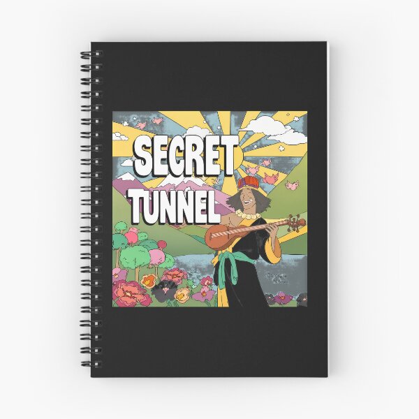 Item preview, Secret Tunnel Retro Psychedelic Music  designed and sold by CarlBorowski23.