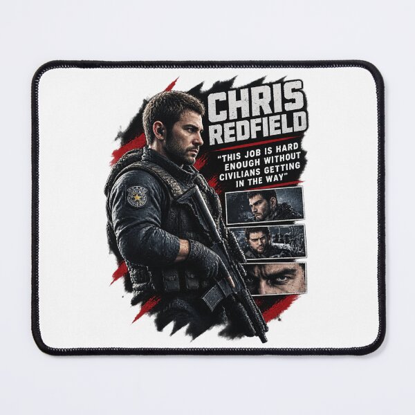 Item preview, Chris Redfield Inspired Redesign Artwork Featuring Action Hero Style designed and sold by Succpreme.