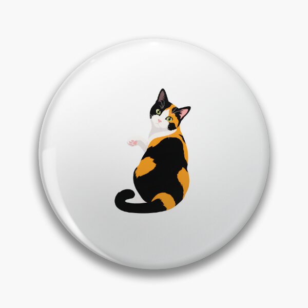 Item preview, Calico Cat Sitting Illustration designed and sold by OlyvieArt.