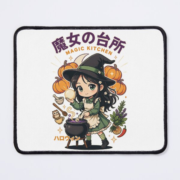 Item preview, Greenwitch Kitchen Witch Cauldron Halloween Design Graphic Tee v5 designed and sold by DarylWelsh2024.