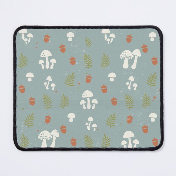 Item preview, Wild mushrooms and acorns in the mystical forest designed and sold by Pattique.