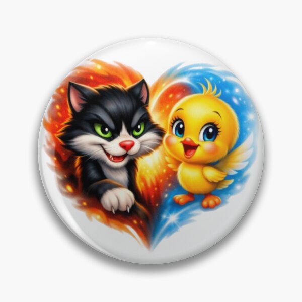 Item preview, Feline duality and luminous fledgling designed and sold by CHRIST5000.