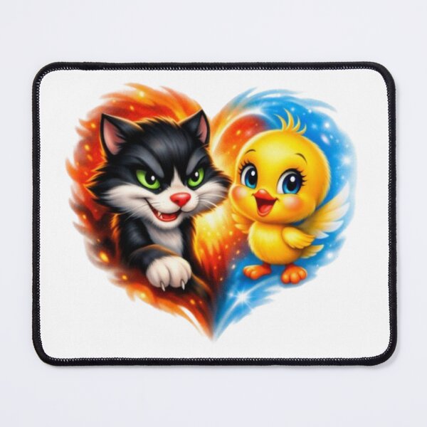 Item preview, Feline duality and luminous fledgling designed and sold by CHRIST5000.