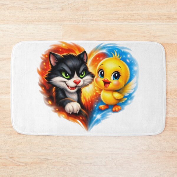 Item preview, Feline duality and luminous fledgling designed and sold by CHRIST5000.