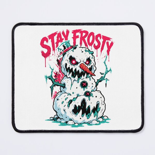Item preview, Gritty Melting Snowman with Pink Eyes and Top Hat designed and sold by StyxIND.