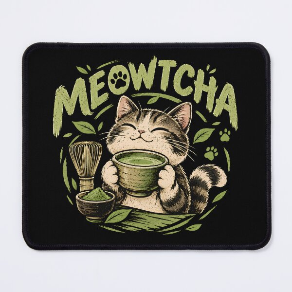 Item preview, Meowtcha Matcha Cat designed and sold by monika-arthing.