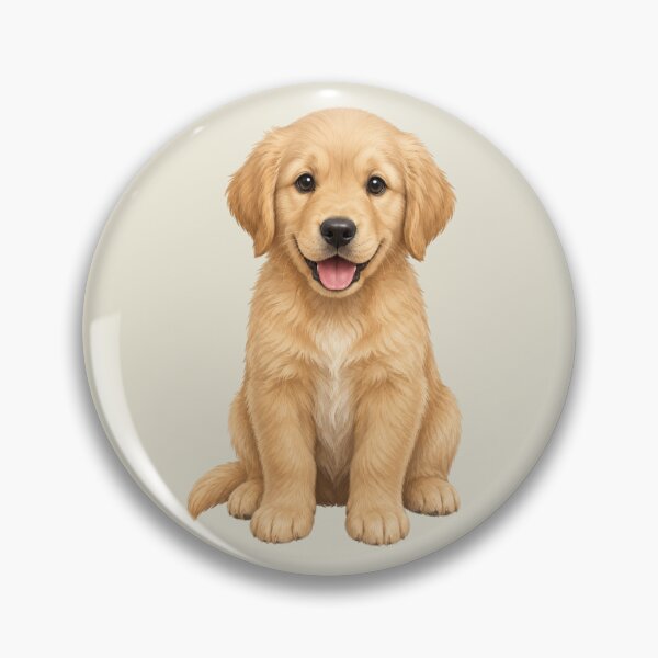 Item preview, Cute Golden Retriever Puppy Illustration for Dog Lovers designed and sold by Theproxmrt.