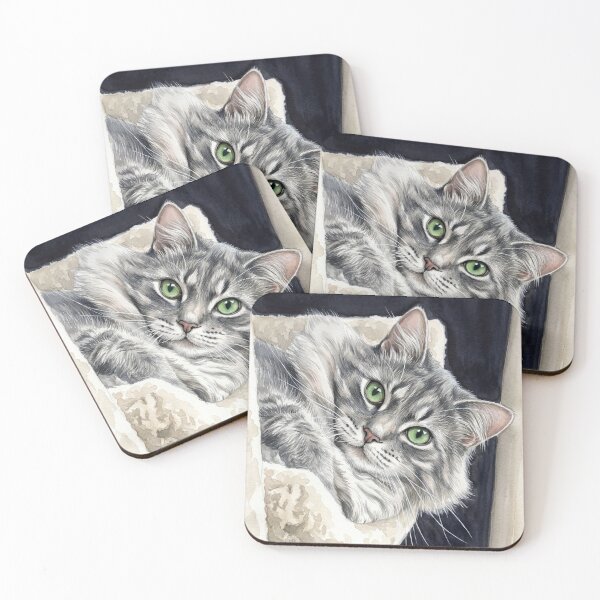 Item preview, Rose a Cat with Striking Green Eyes designed and sold by CentauriArt.